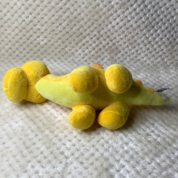 Prextex Yellow Orange Plush Dinosaur GDL7005 Stuffed Animal Toy - Picture 9 of 14